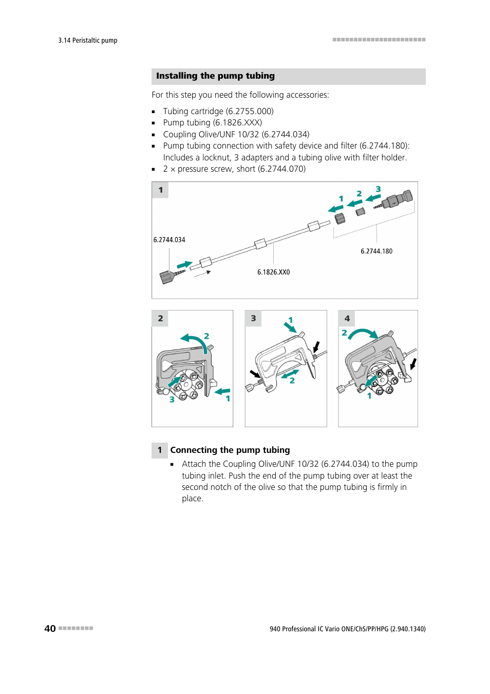 Metrohm 940 Professional IC Vario ONE/ChS/PP/HPG User Manual | Page 48 / 120