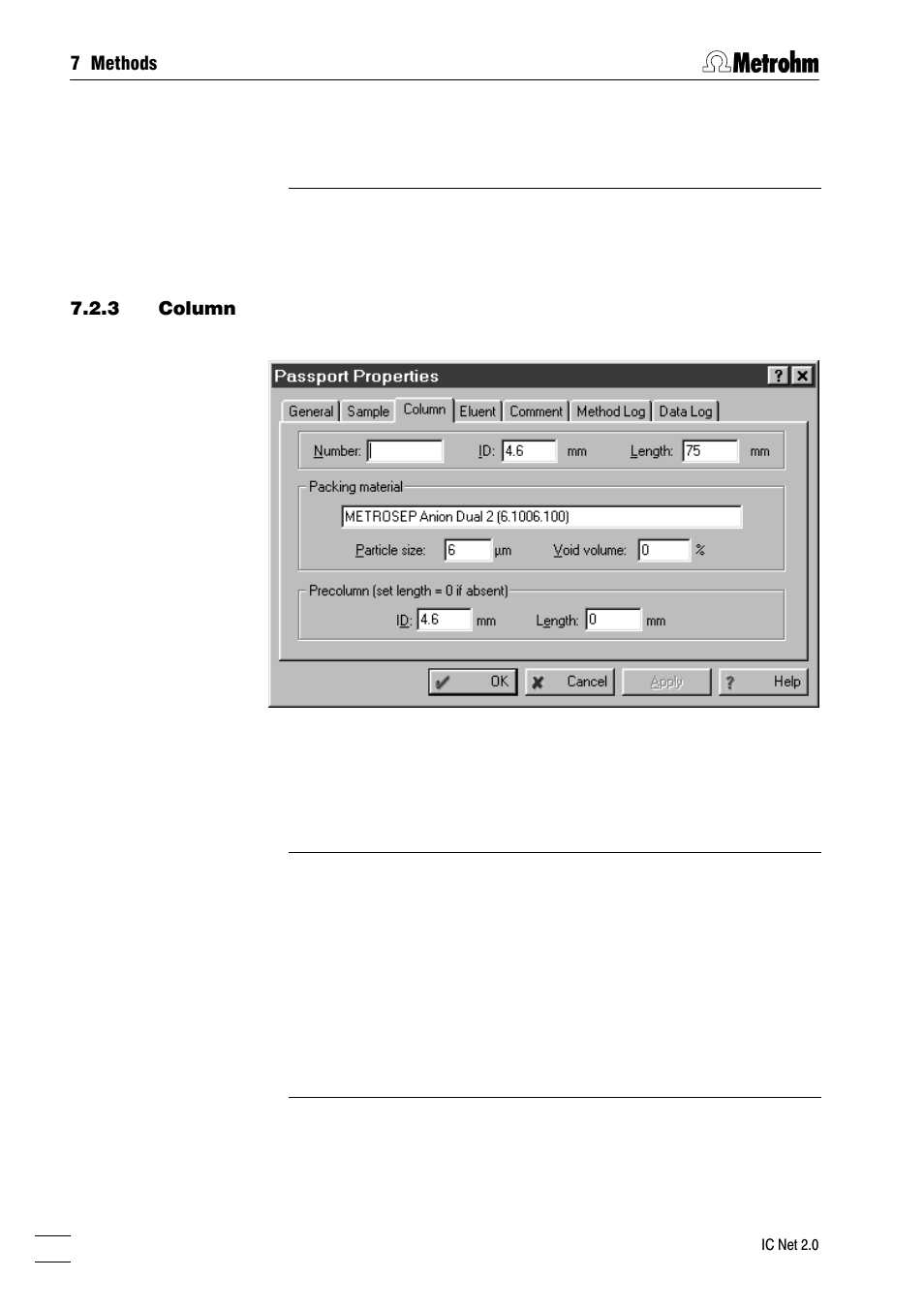 Metrohm IC Net 2.0 User Manual | Page 110 / 196