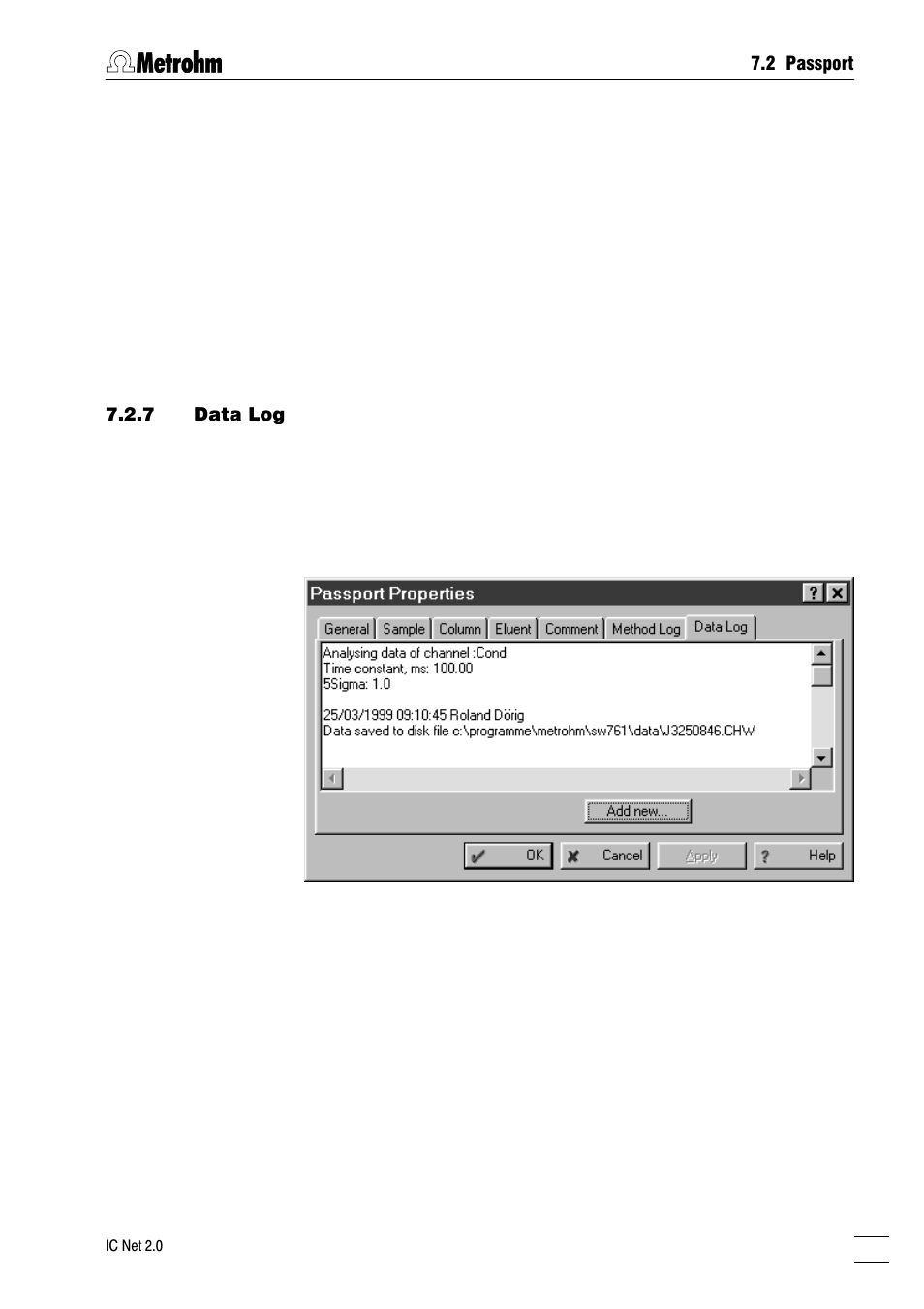 Metrohm IC Net 2.0 User Manual | Page 113 / 196