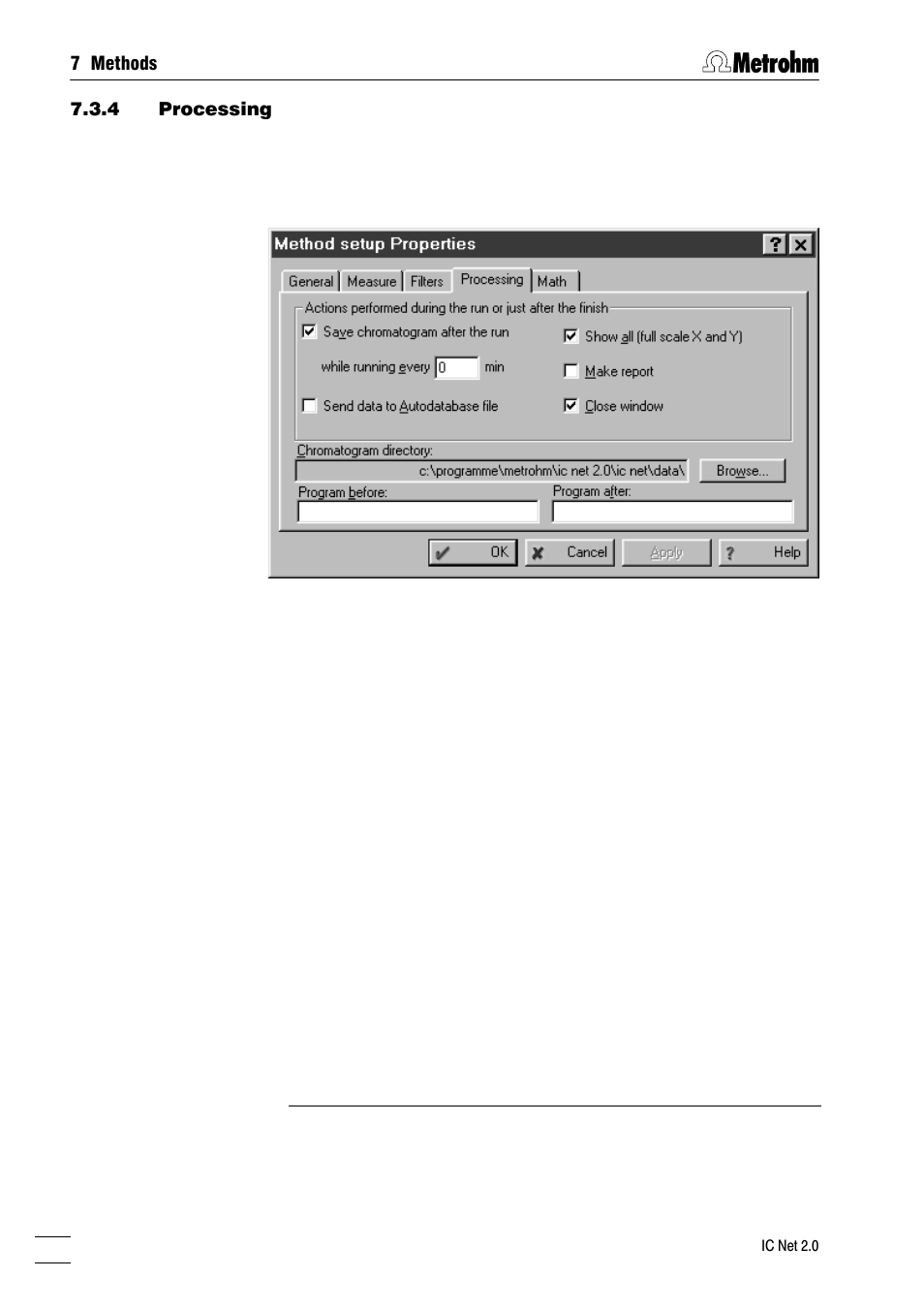 Metrohm IC Net 2.0 User Manual | Page 116 / 196