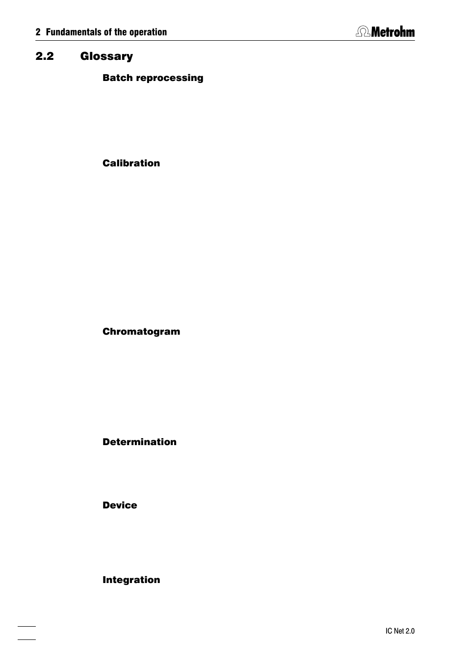 Metrohm IC Net 2.0 User Manual | Page 14 / 196