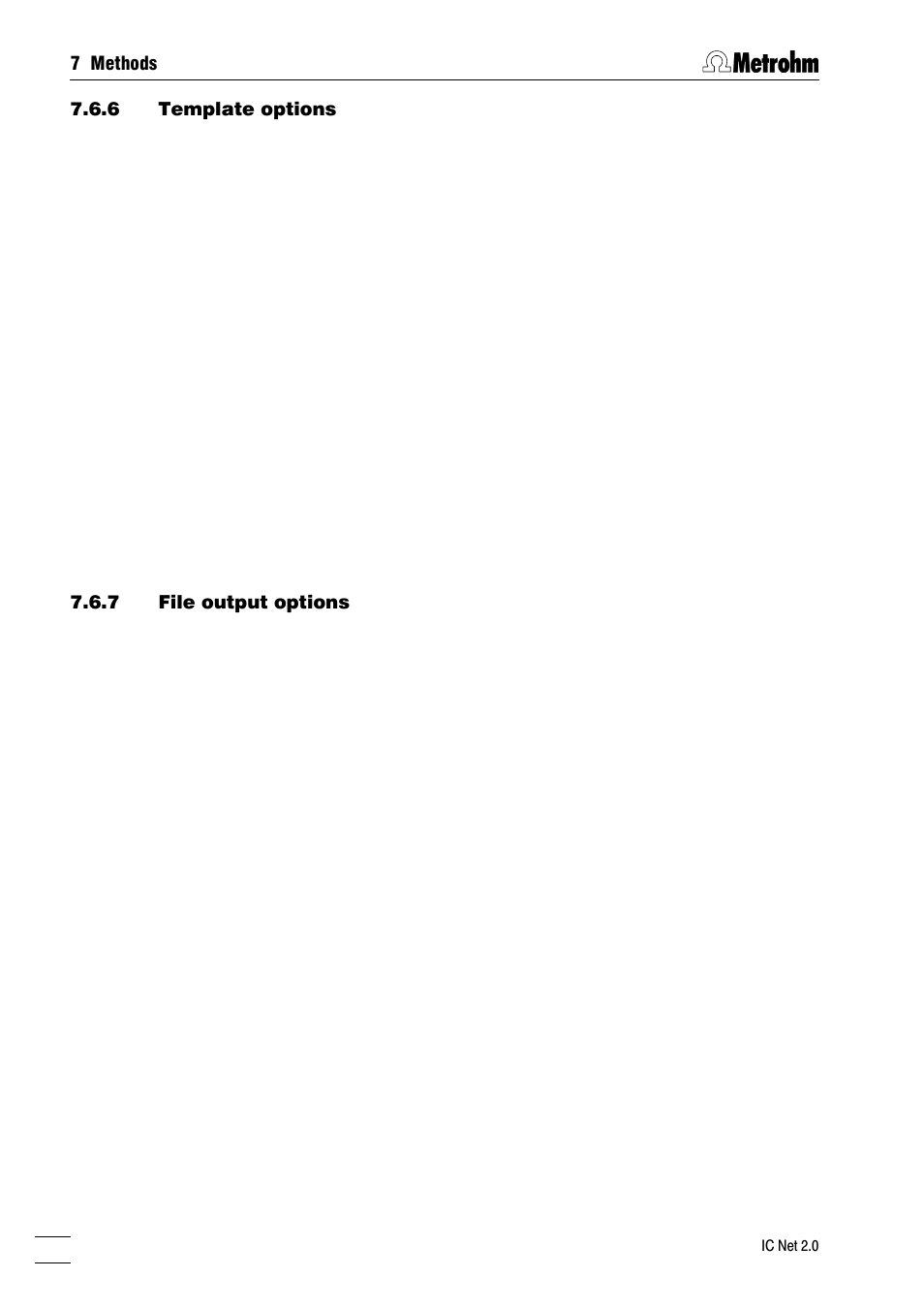 Metrohm IC Net 2.0 User Manual | Page 148 / 196
