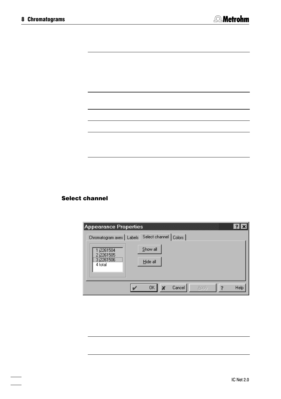 Metrohm IC Net 2.0 User Manual | Page 160 / 196