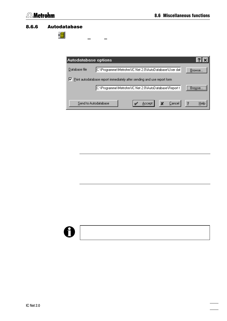 Metrohm IC Net 2.0 User Manual | Page 169 / 196