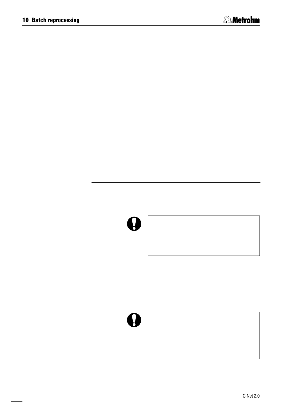 Metrohm IC Net 2.0 User Manual | Page 180 / 196