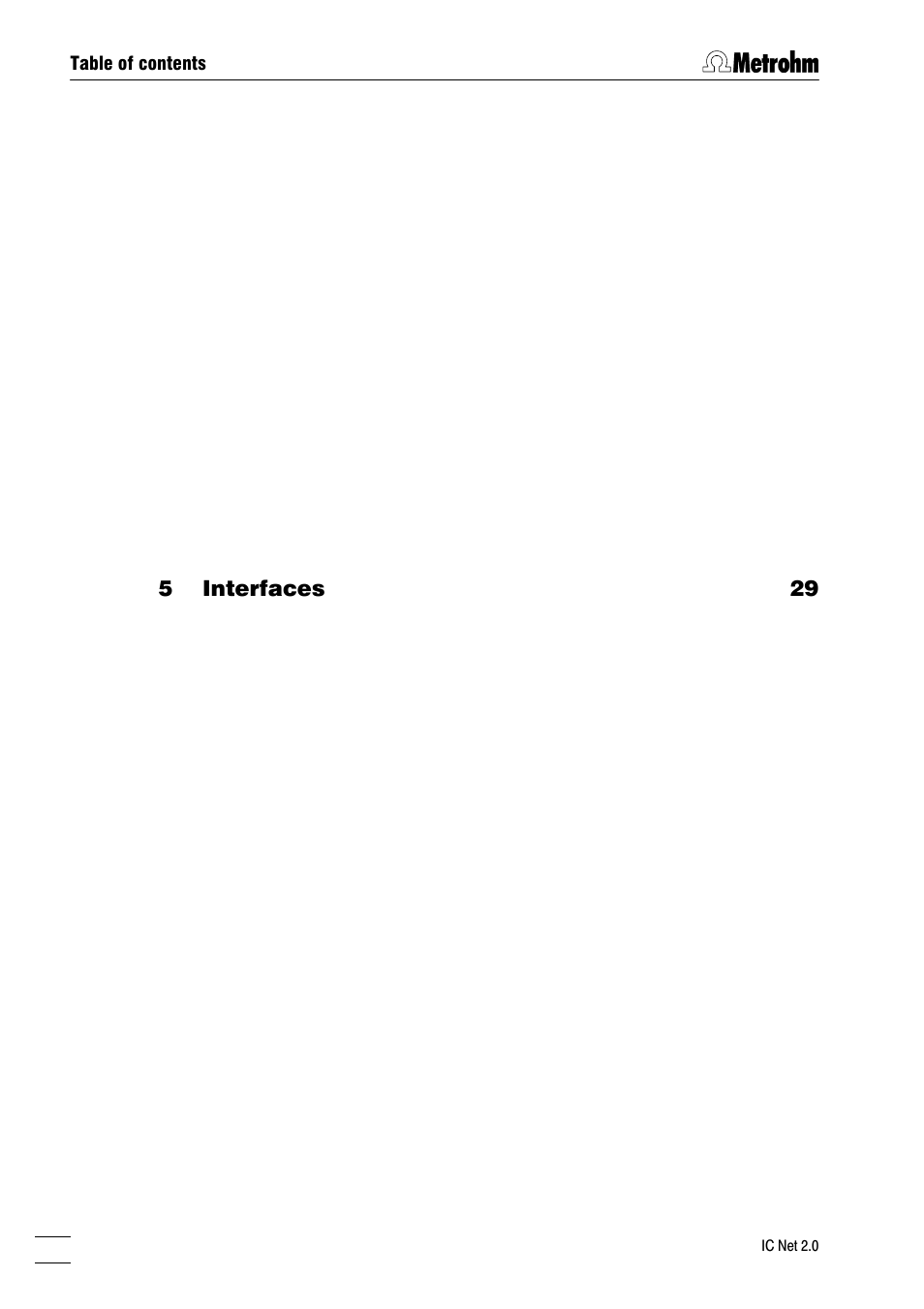 Metrohm IC Net 2.0 User Manual | Page 4 / 196