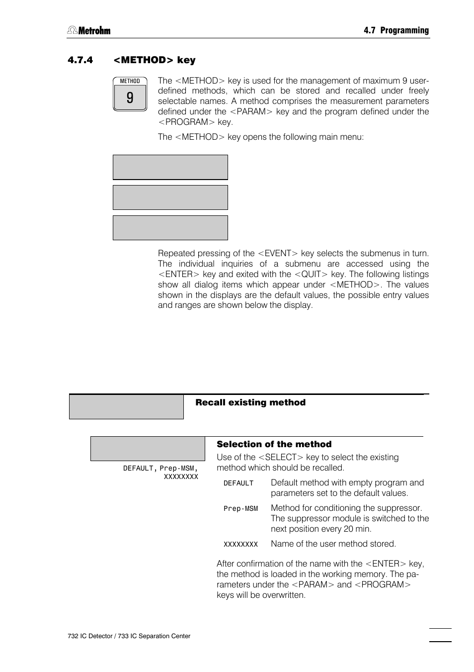 Metrohm 732 IC Detector User Manual | Page 124 / 223