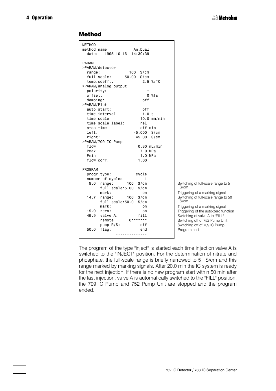 130 method, 4 operation | Metrohm 732 IC Detector User Manual | Page 137 / 223