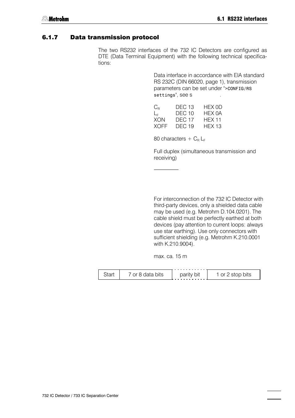 Metrohm 732 IC Detector User Manual | Page 184 / 223