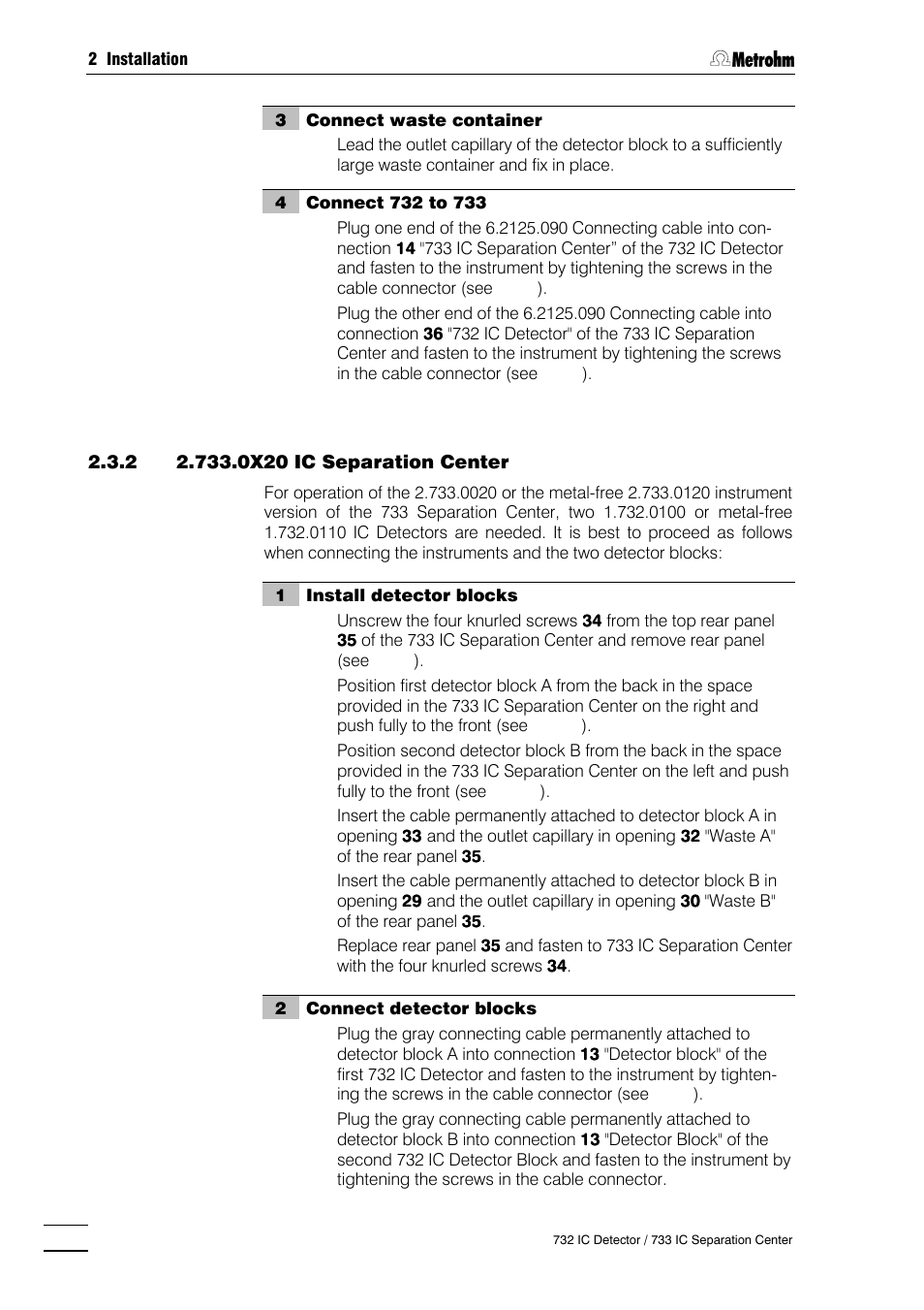 Metrohm 732 IC Detector User Manual | Page 21 / 223