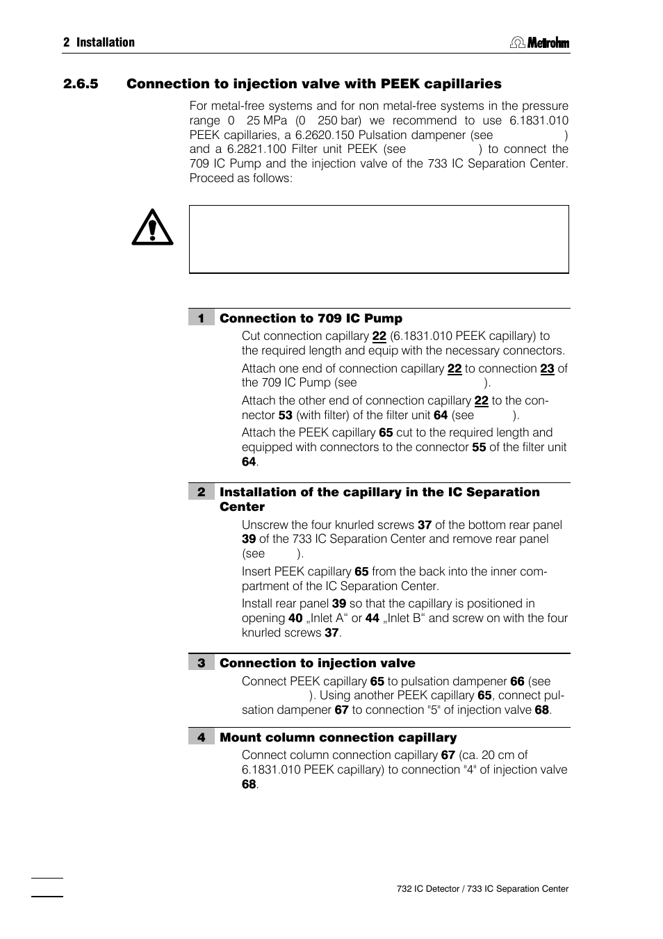 Metrohm 732 IC Detector User Manual | Page 31 / 223