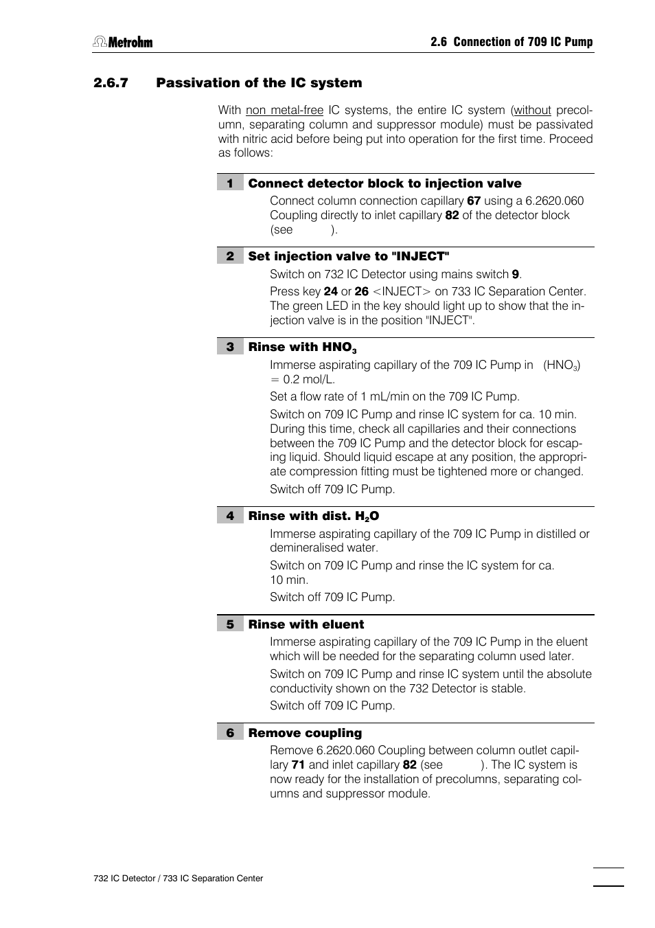 Metrohm 732 IC Detector User Manual | Page 34 / 223