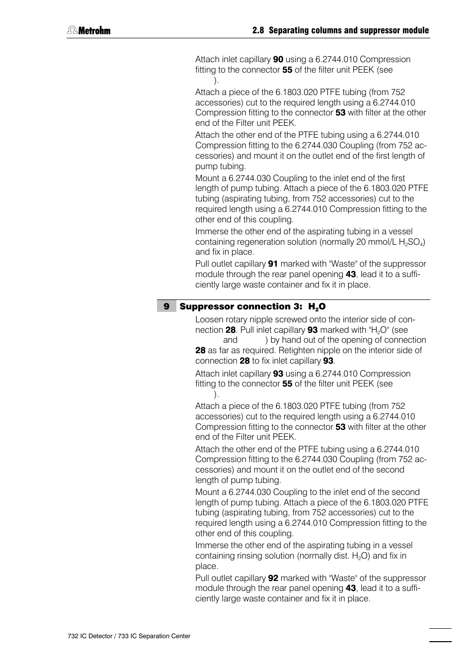 Metrohm 732 IC Detector User Manual | Page 46 / 223