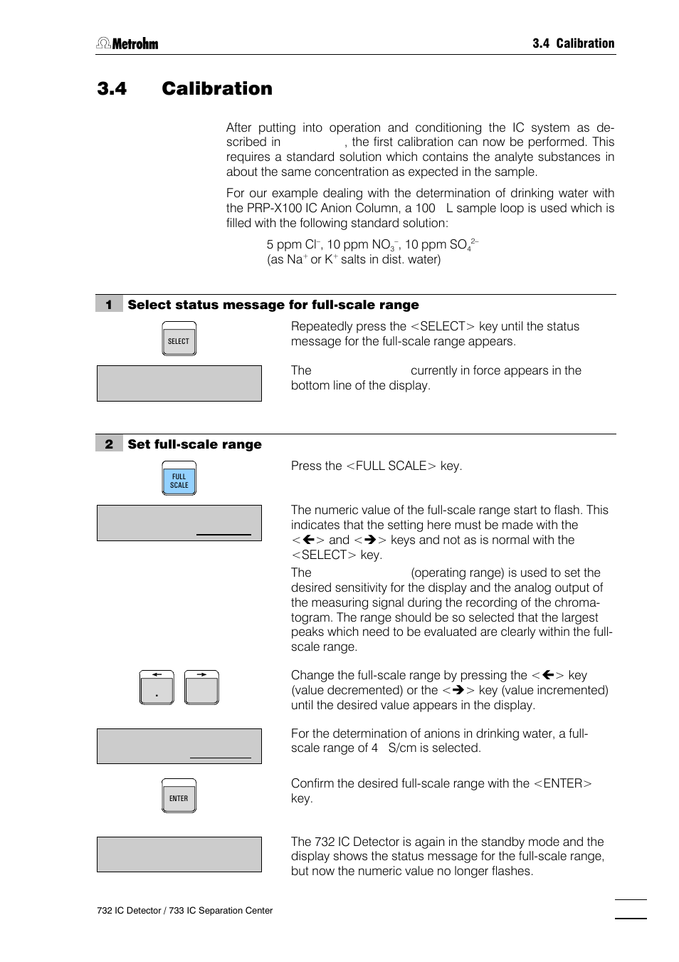 4 calibration | Metrohm 732 IC Detector User Manual | Page 66 / 223
