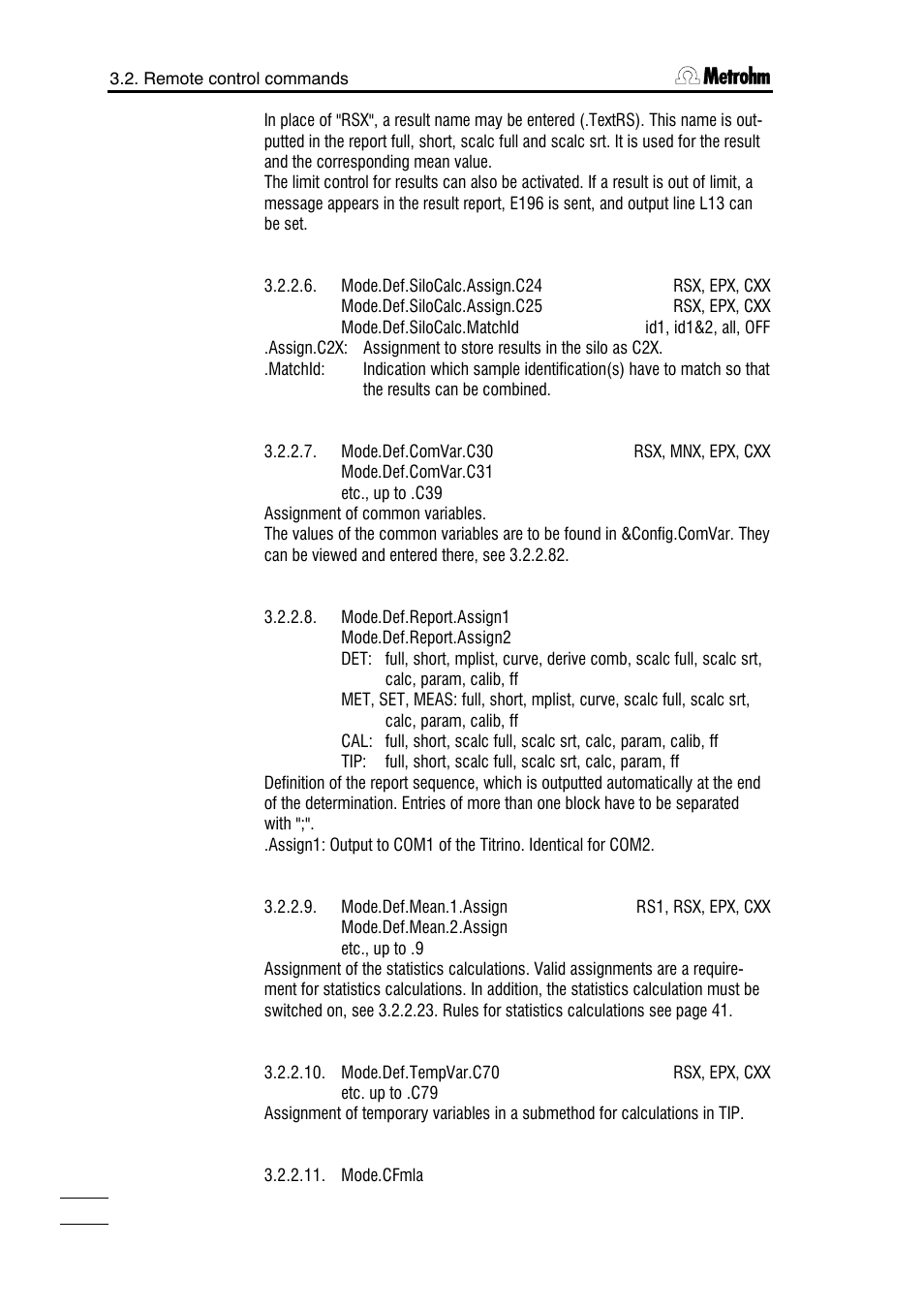 Metrohm 785 DMP Titrino User Manual | Page 101 / 182