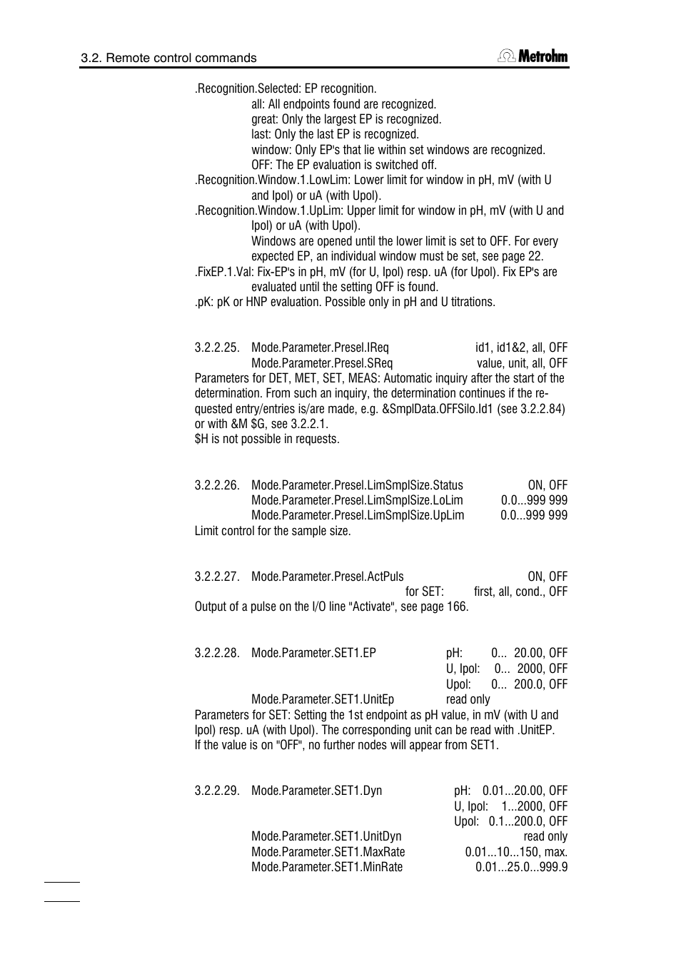 Metrohm 785 DMP Titrino User Manual | Page 105 / 182