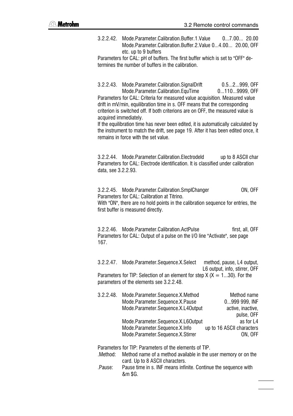Metrohm 785 DMP Titrino User Manual | Page 108 / 182