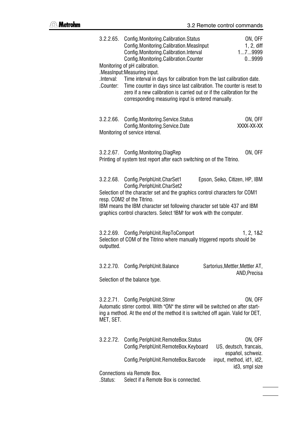 Metrohm 785 DMP Titrino User Manual | Page 112 / 182