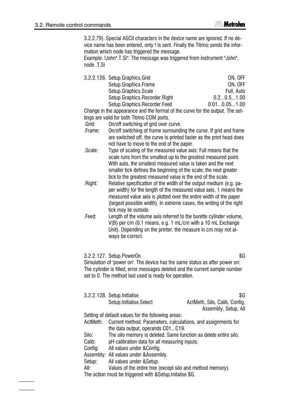 Metrohm 785 DMP Titrino User Manual | Page 127 / 182