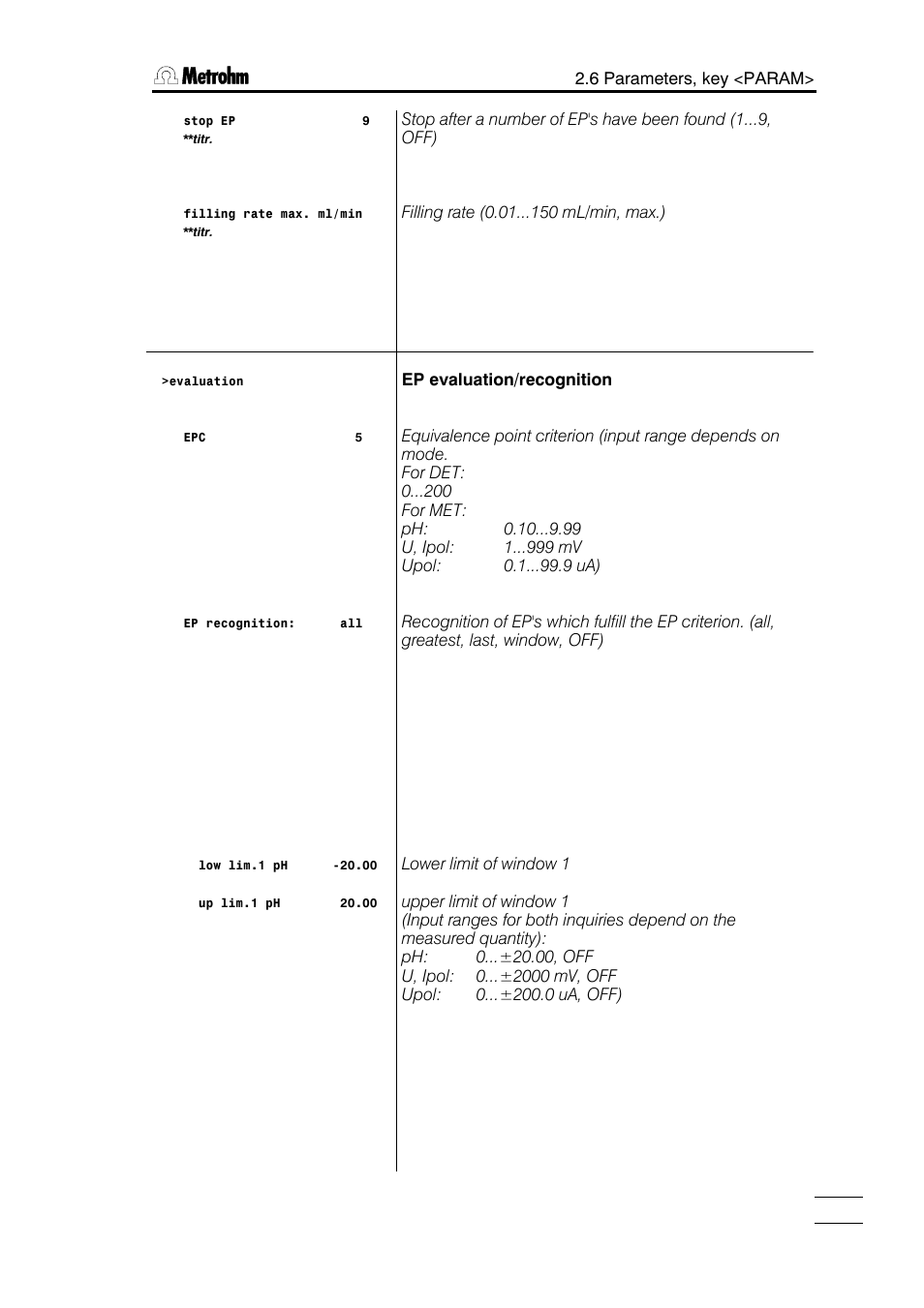 Metrohm 785 DMP Titrino User Manual | Page 20 / 182