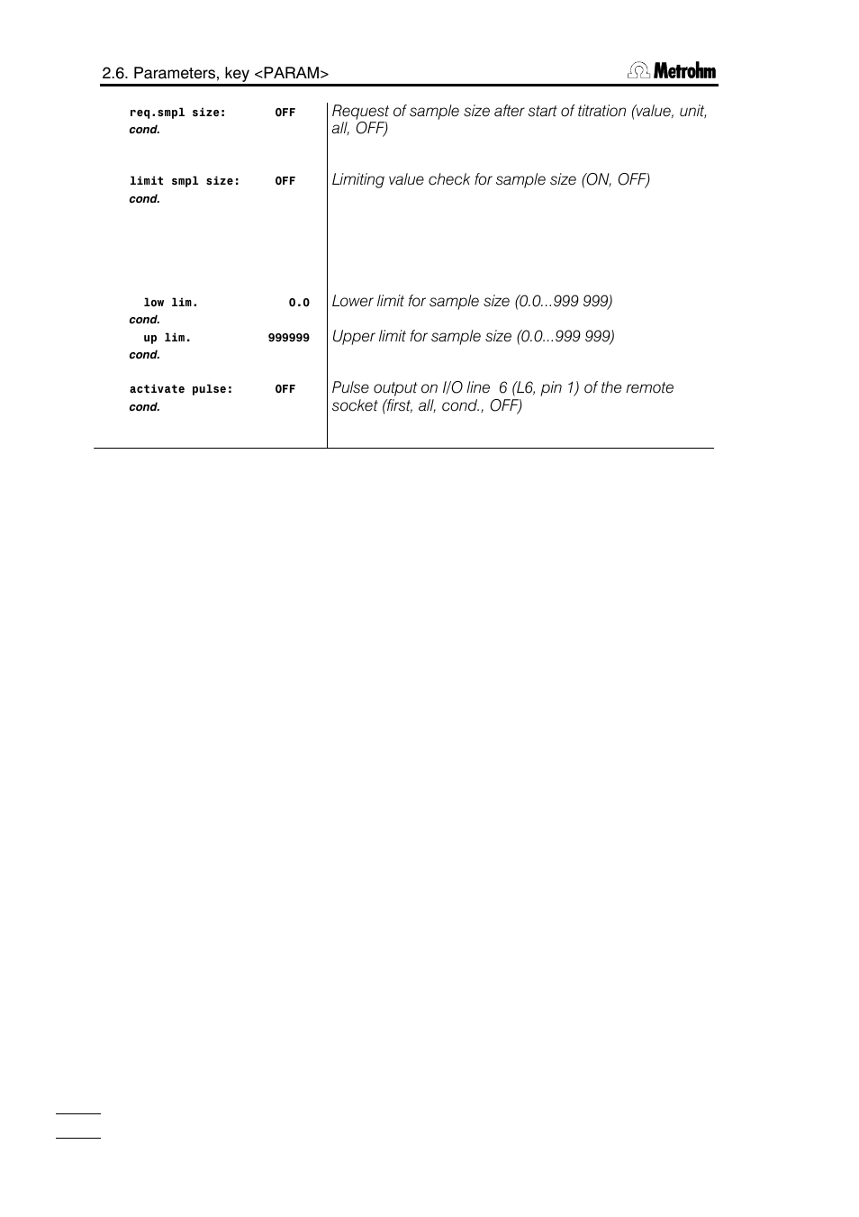 Metrohm 785 DMP Titrino User Manual | Page 31 / 182