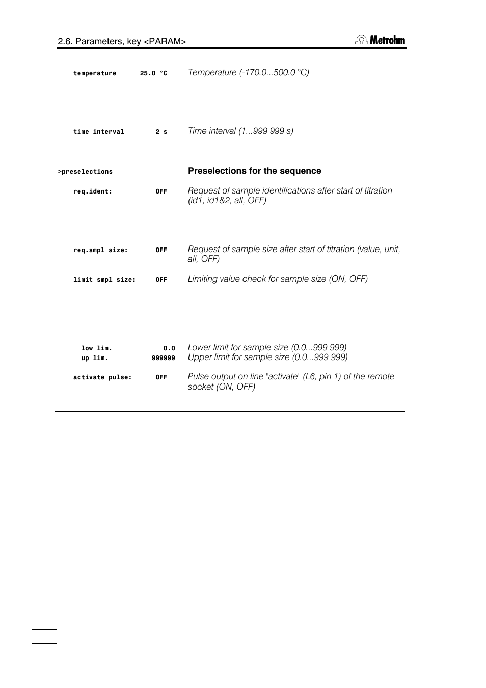 Metrohm 785 DMP Titrino User Manual | Page 37 / 182