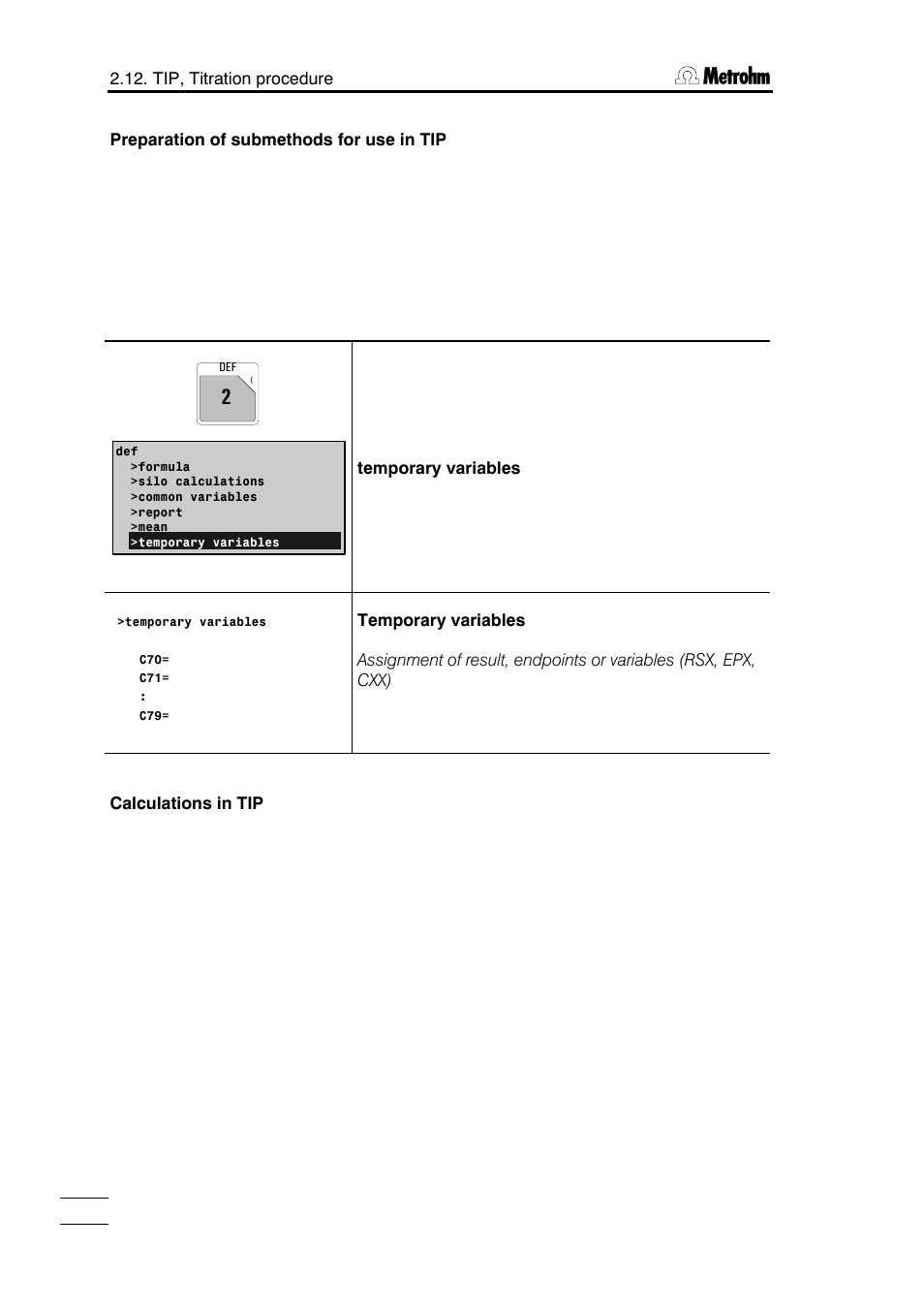 Metrohm 785 DMP Titrino User Manual | Page 55 / 182