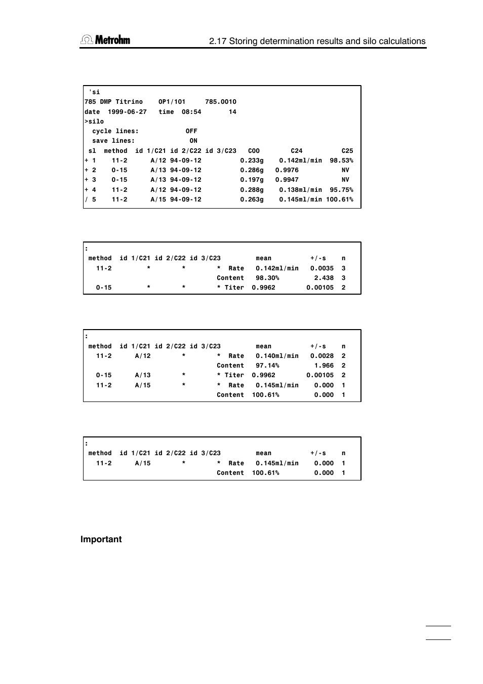 Metrohm 785 DMP Titrino User Manual | Page 68 / 182