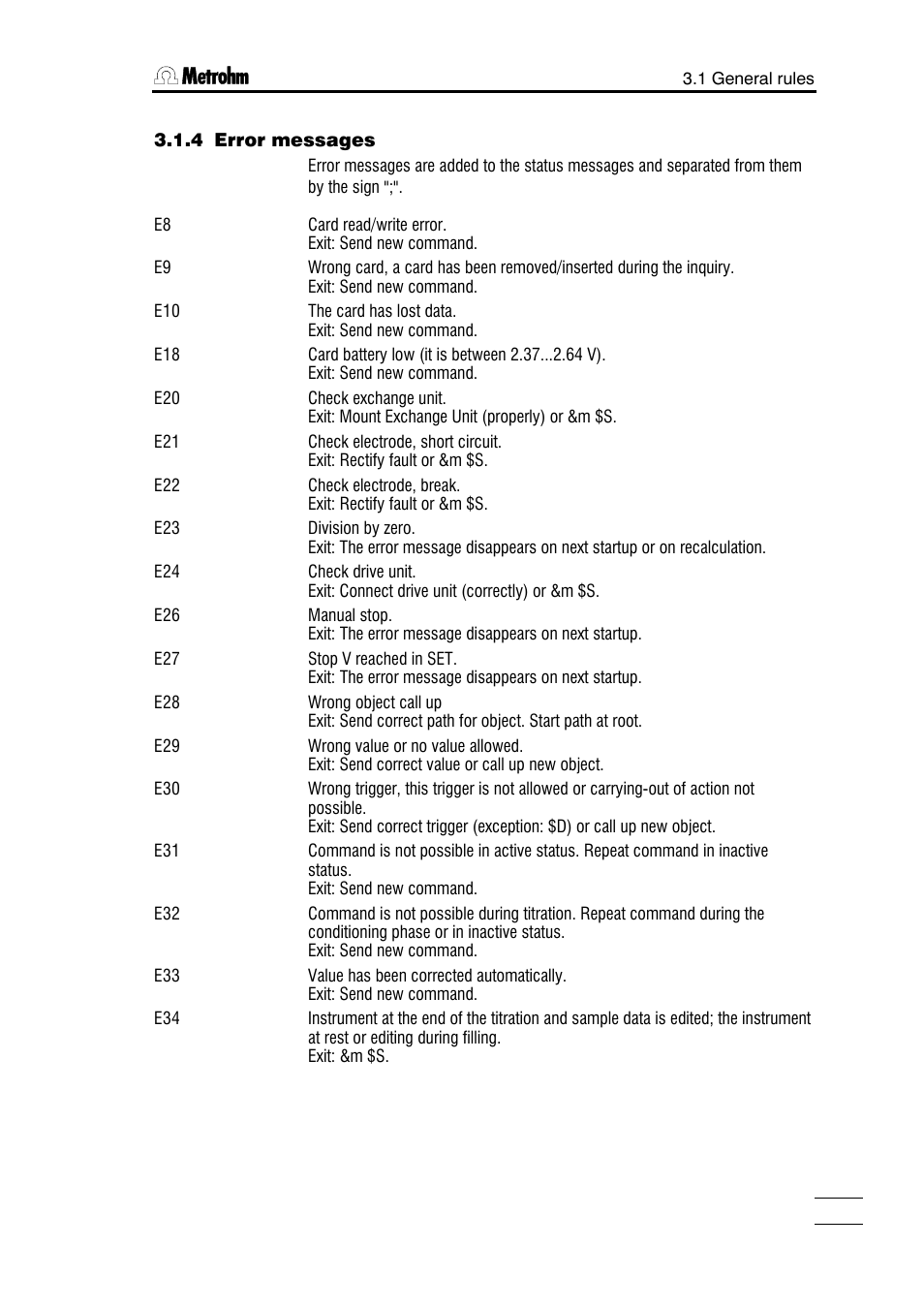 Metrohm 785 DMP Titrino User Manual | Page 76 / 182