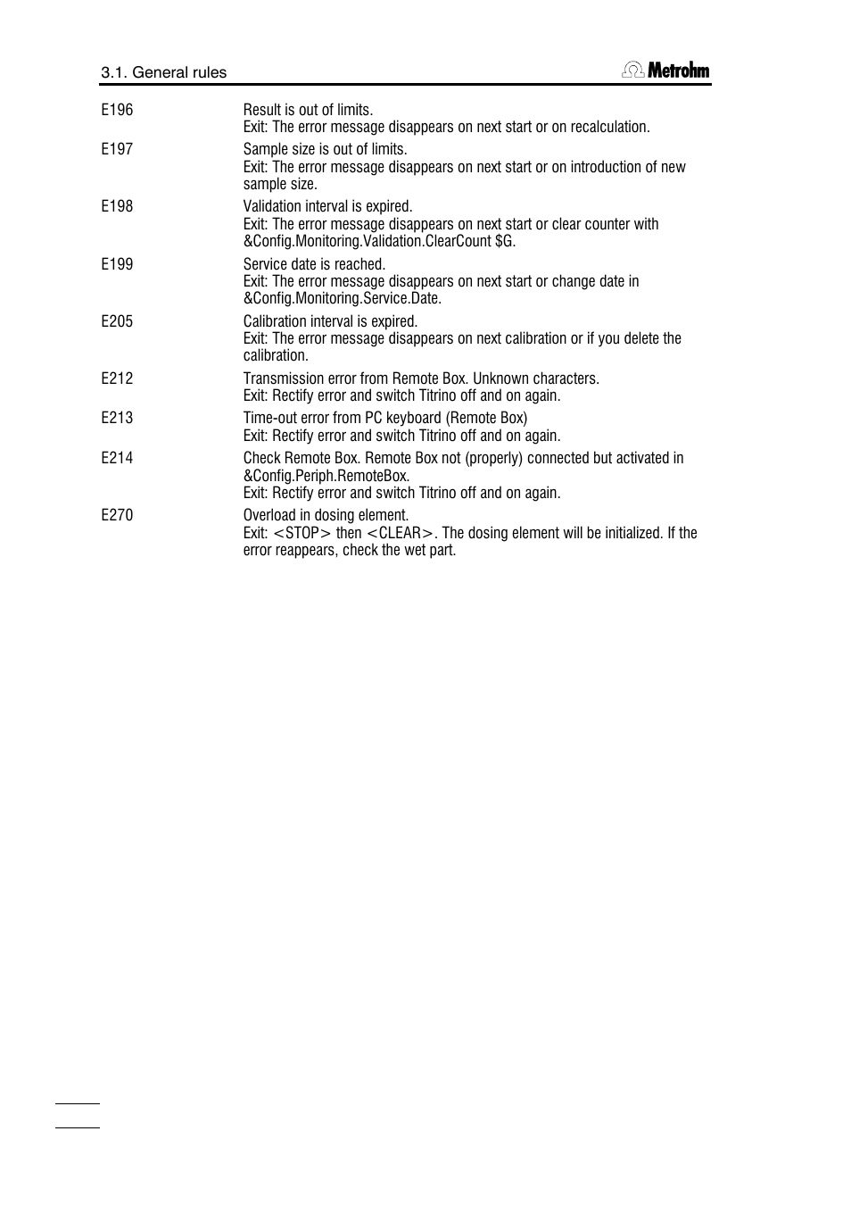 Metrohm 785 DMP Titrino User Manual | Page 79 / 182