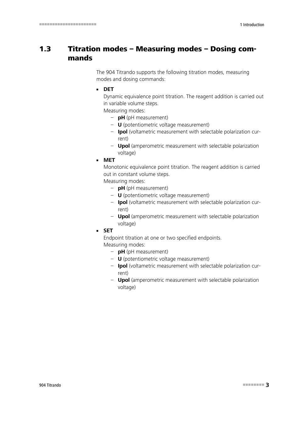 Metrohm 904 Titrando User Manual | Page 11 / 58