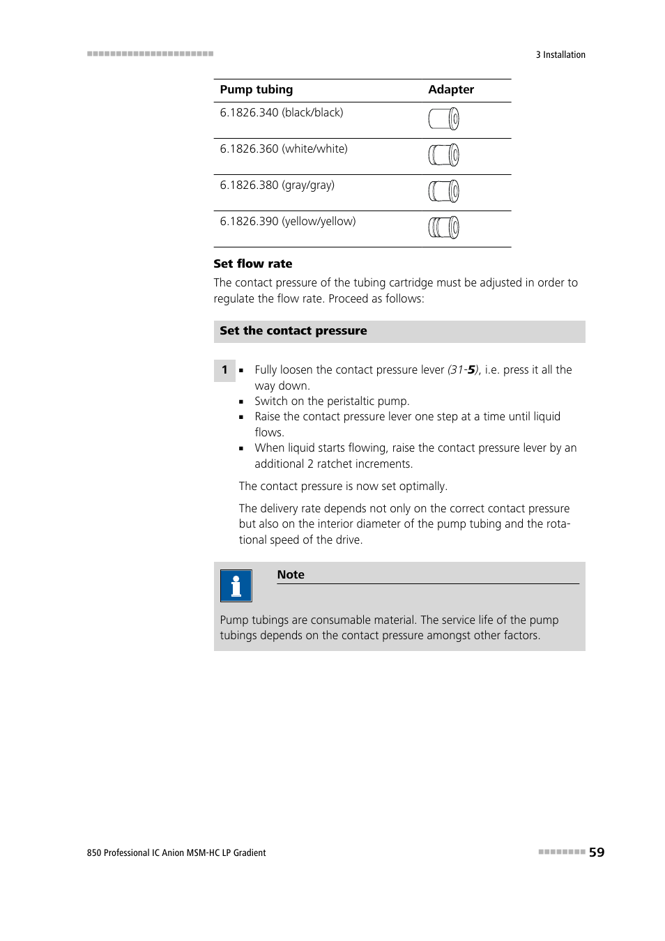 Metrohm 850 Professional IC Anion MSM-HC - LP-Gradient User Manual | Page 69 / 140