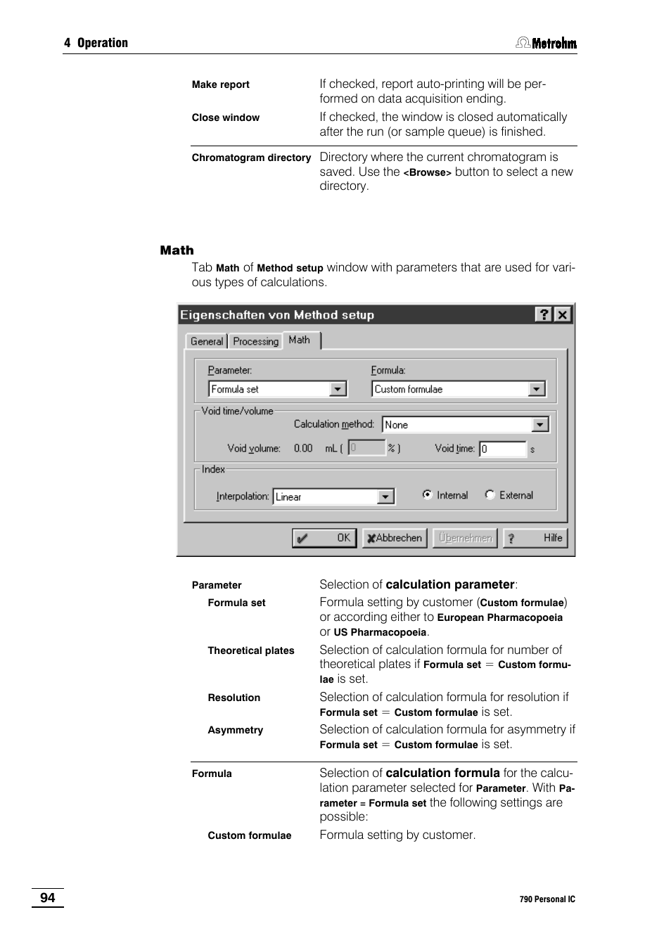 Metrohm 790 Personal IC User Manual | Page 103 / 207