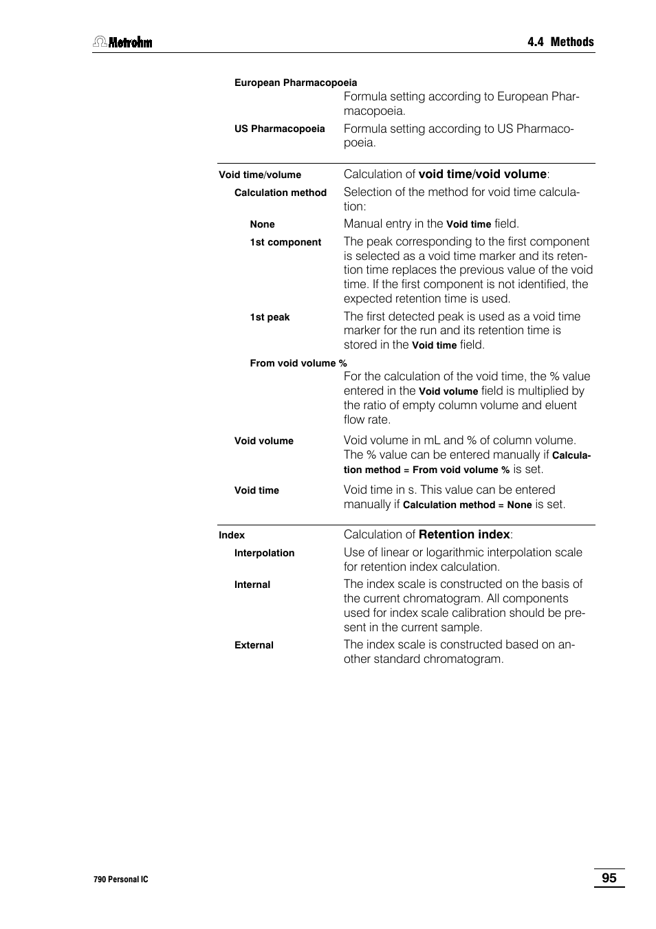 Metrohm 790 Personal IC User Manual | Page 104 / 207