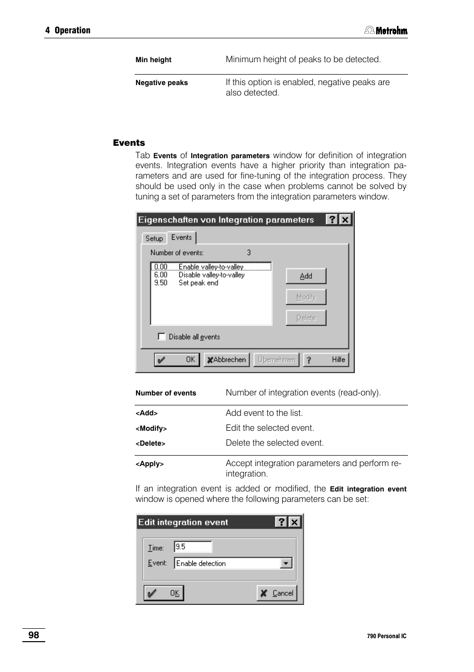 Metrohm 790 Personal IC User Manual | Page 107 / 207