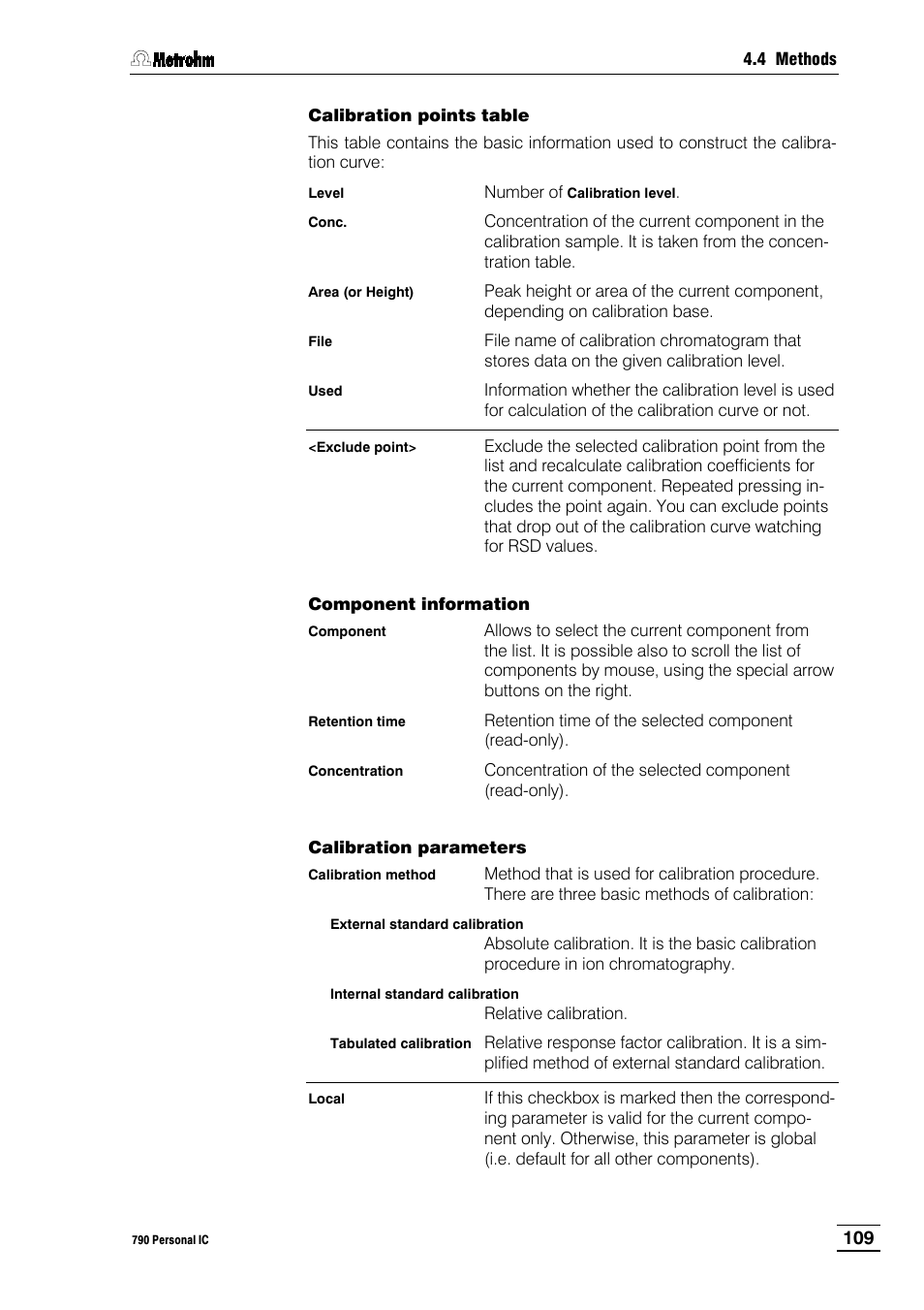 Metrohm 790 Personal IC User Manual | Page 118 / 207