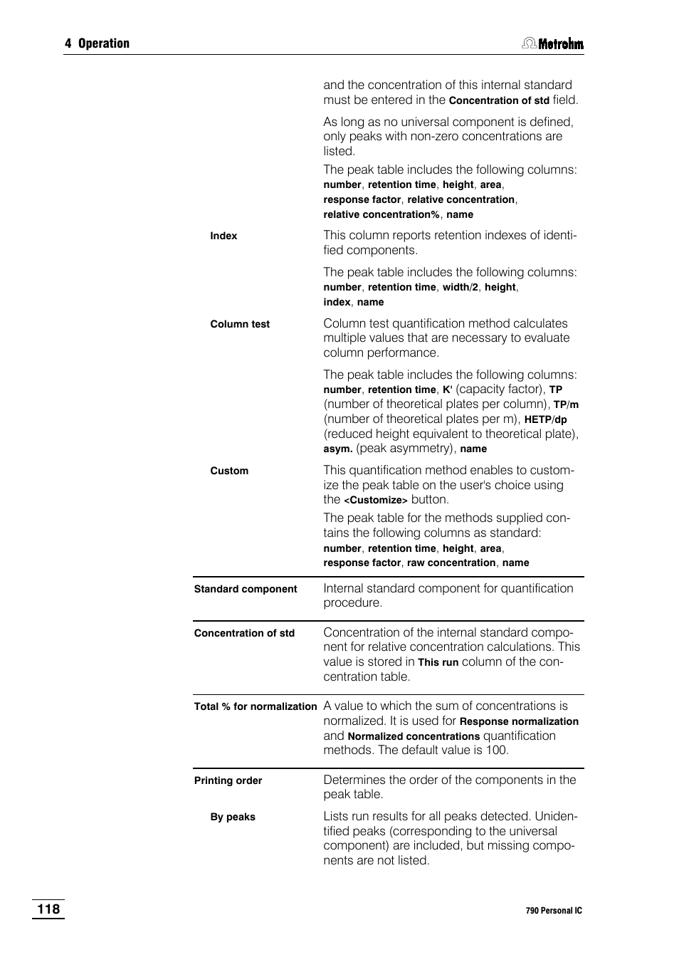Metrohm 790 Personal IC User Manual | Page 127 / 207