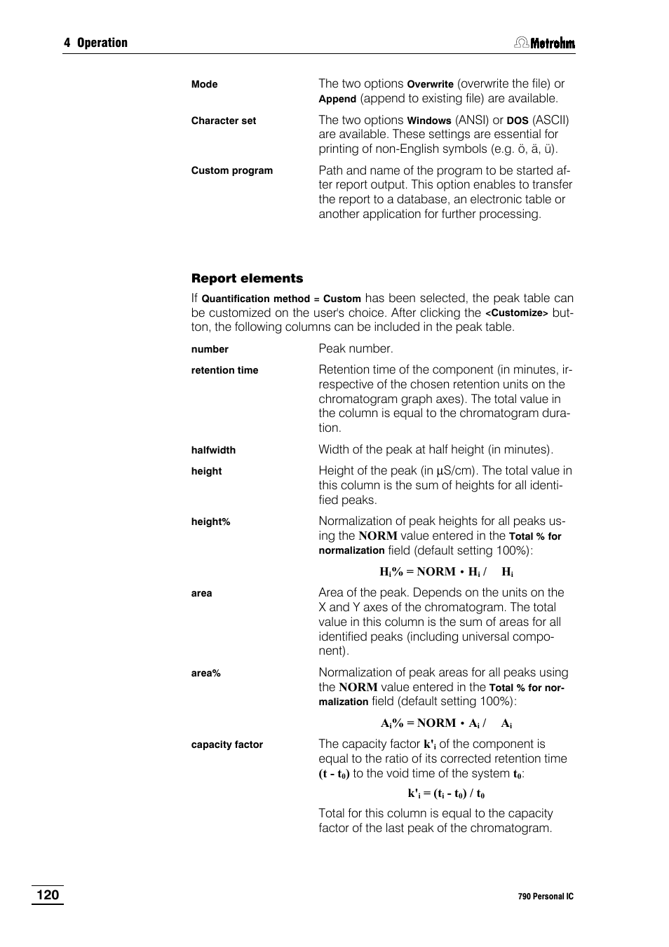 Metrohm 790 Personal IC User Manual | Page 129 / 207