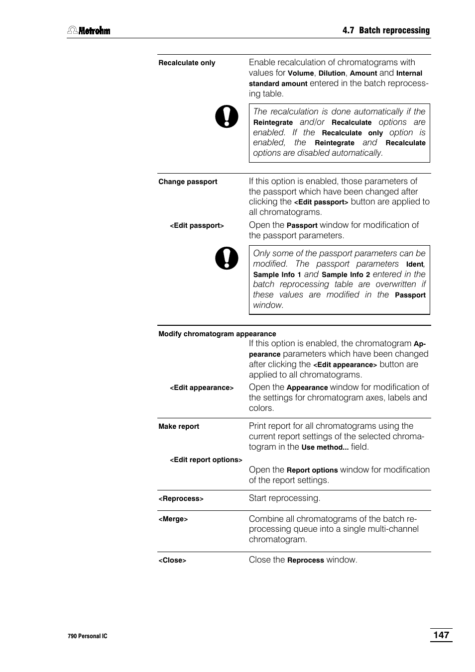 Metrohm 790 Personal IC User Manual | Page 156 / 207