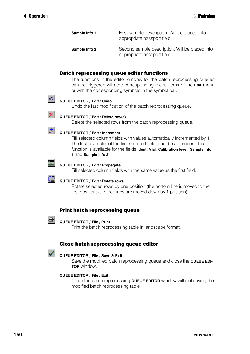 Metrohm 790 Personal IC User Manual | Page 159 / 207