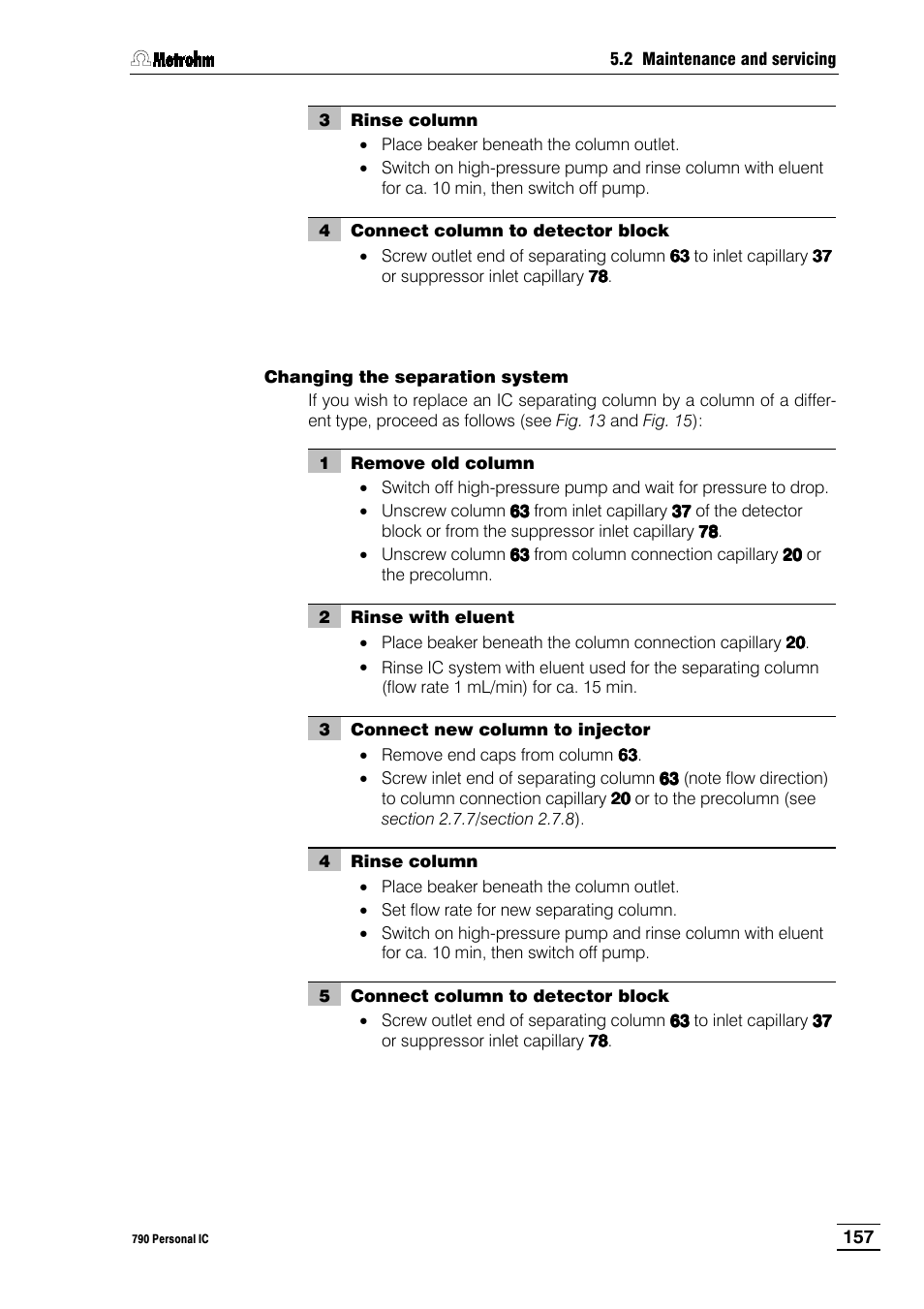 Metrohm 790 Personal IC User Manual | Page 166 / 207