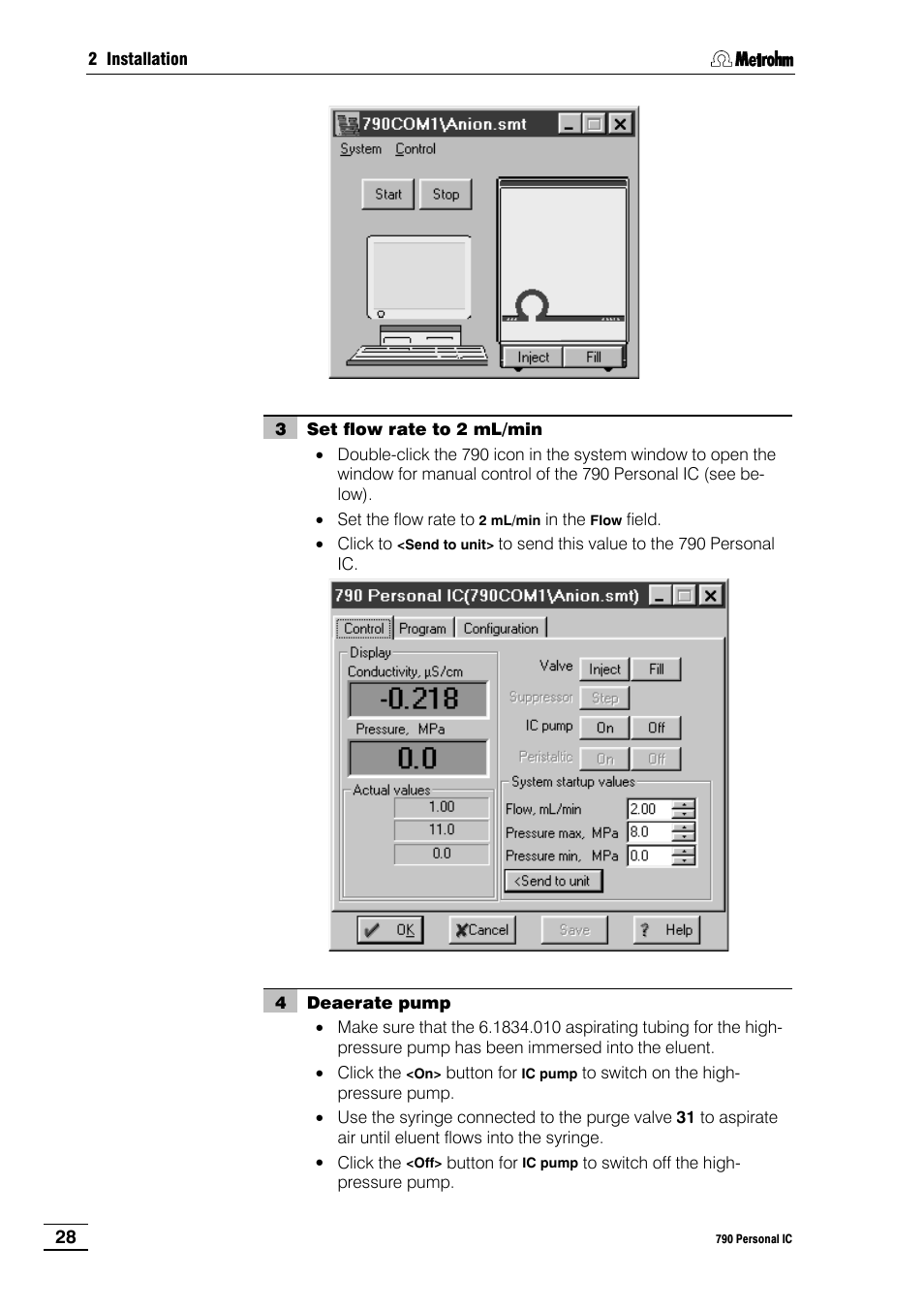 Metrohm 790 Personal IC User Manual | Page 37 / 207