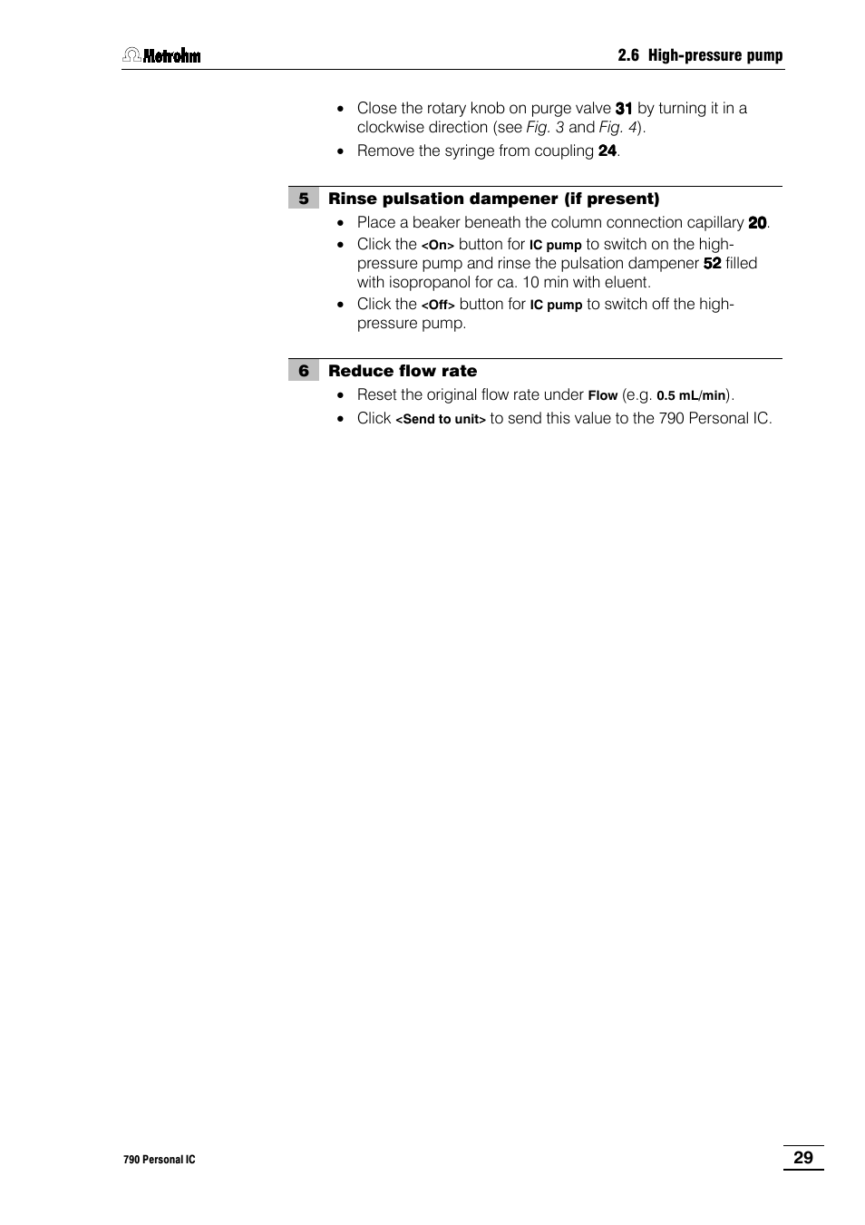 Metrohm 790 Personal IC User Manual | Page 38 / 207