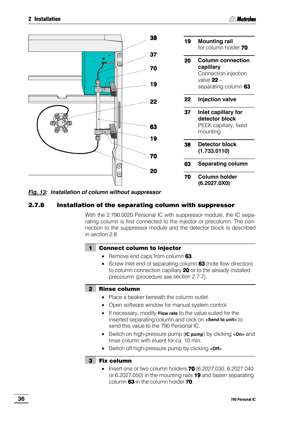 Metrohm 790 Personal IC User Manual | Page 45 / 207