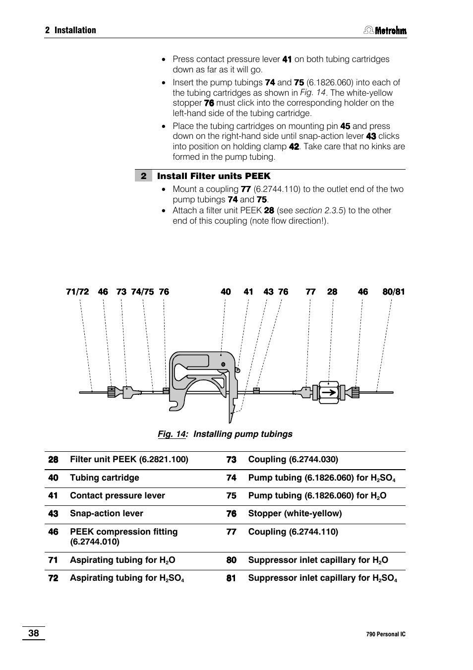 Metrohm 790 Personal IC User Manual | Page 47 / 207