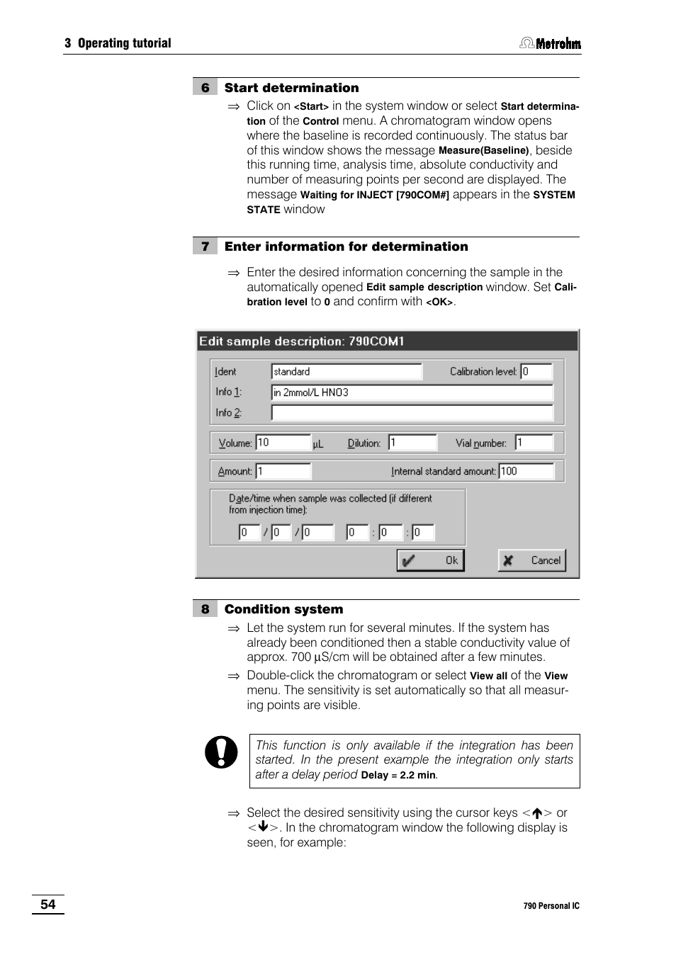 Metrohm 790 Personal IC User Manual | Page 63 / 207