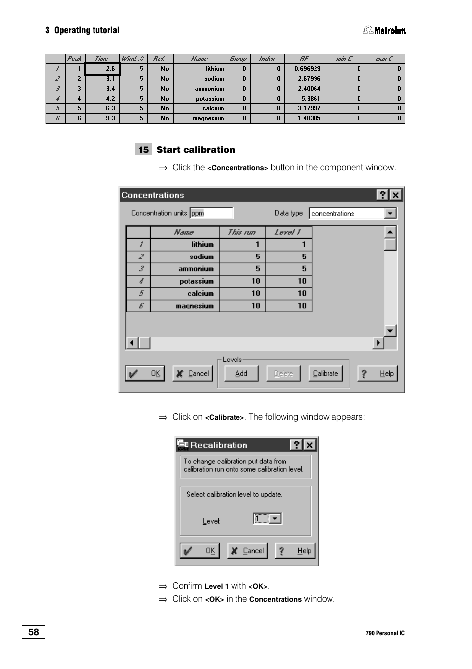 Metrohm 790 Personal IC User Manual | Page 67 / 207