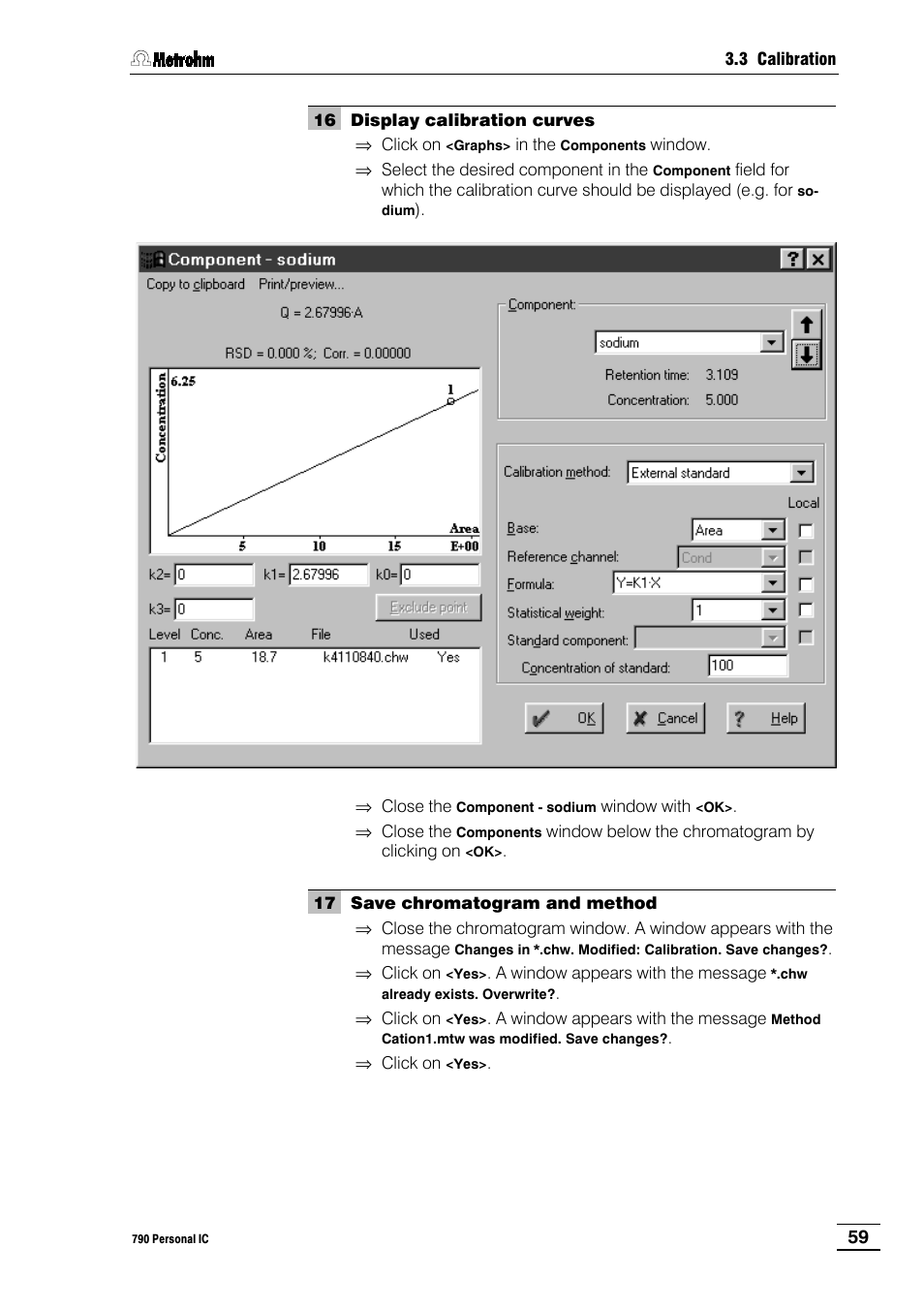 Metrohm 790 Personal IC User Manual | Page 68 / 207