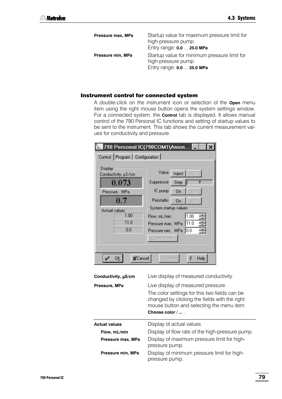 Metrohm 790 Personal IC User Manual | Page 88 / 207