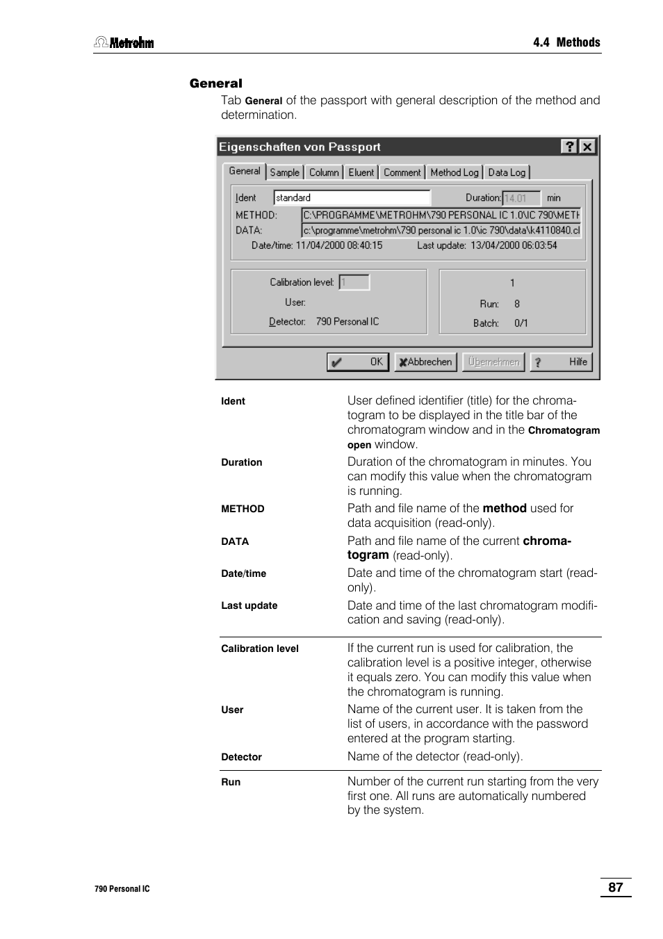 Metrohm 790 Personal IC User Manual | Page 96 / 207